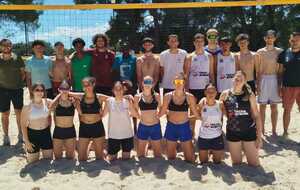 Du sable, du smash et de la jeunesse : le CD84 lance son tournoi de beach-volley M18 / M21